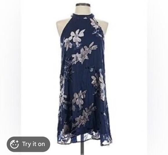 Nordstrom Dresses & Skirts - Nordstrom Sun And Shadow Floral Flowing Mini Dress Size Medium NWT